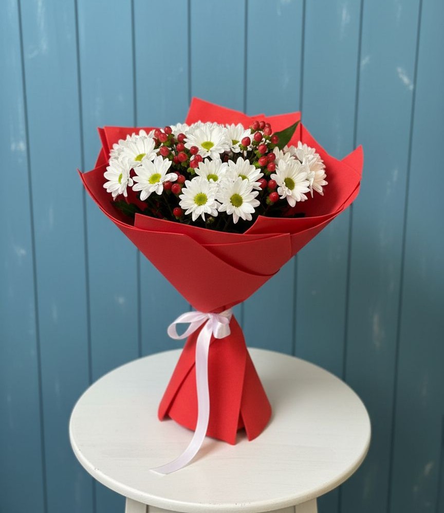 Букет цветов из: Хризантемы в Локне