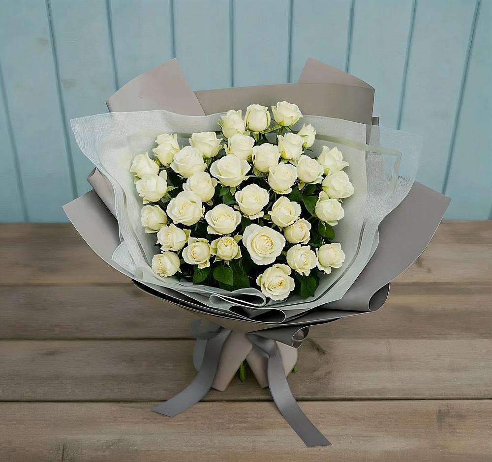 Букет Белоснежная нежность в Локне