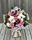 Букет цветов из: Альстромерии, Гвоздики, Розы и Хризантемы в Локне