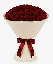 Букет 101 Бордовая роза Блэк Бакарра в Локне