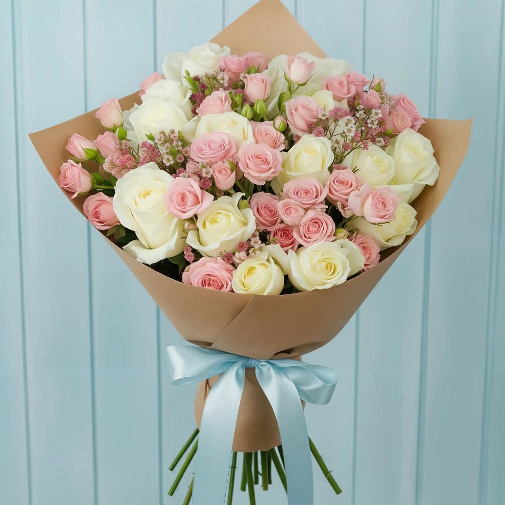 Букет цветов из: Розы в Локне