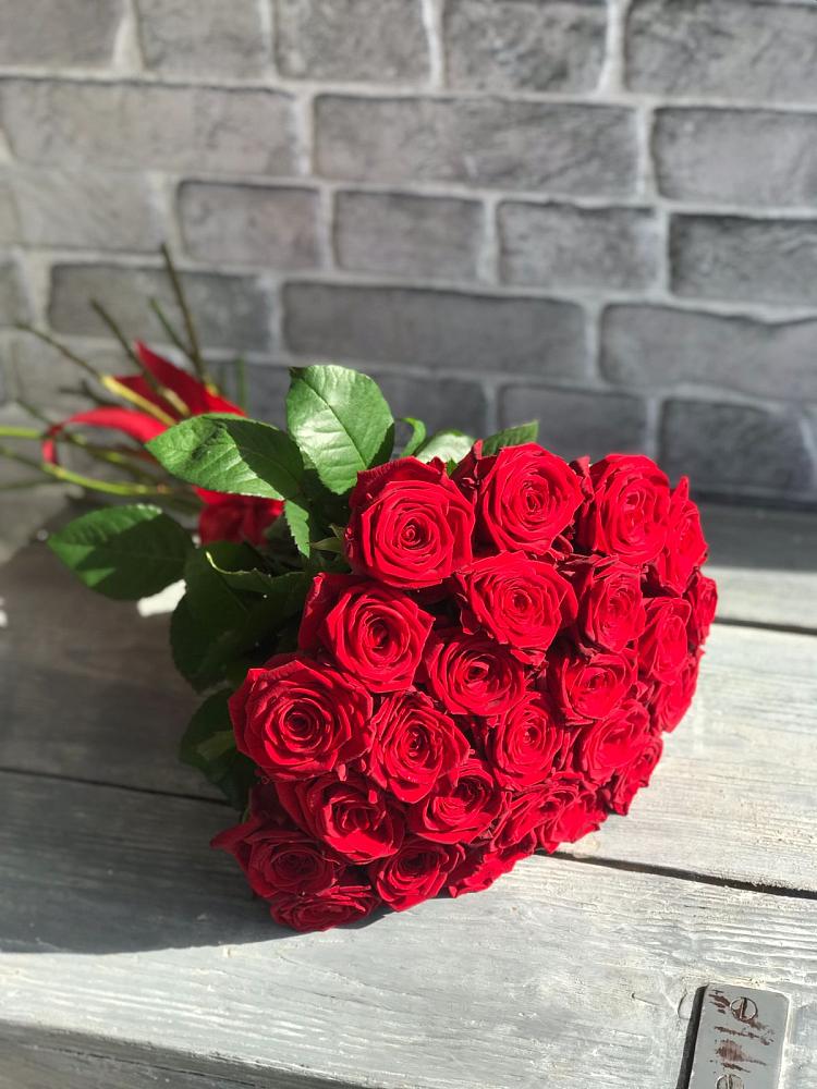 Букет Красные розы Фридом в Локне