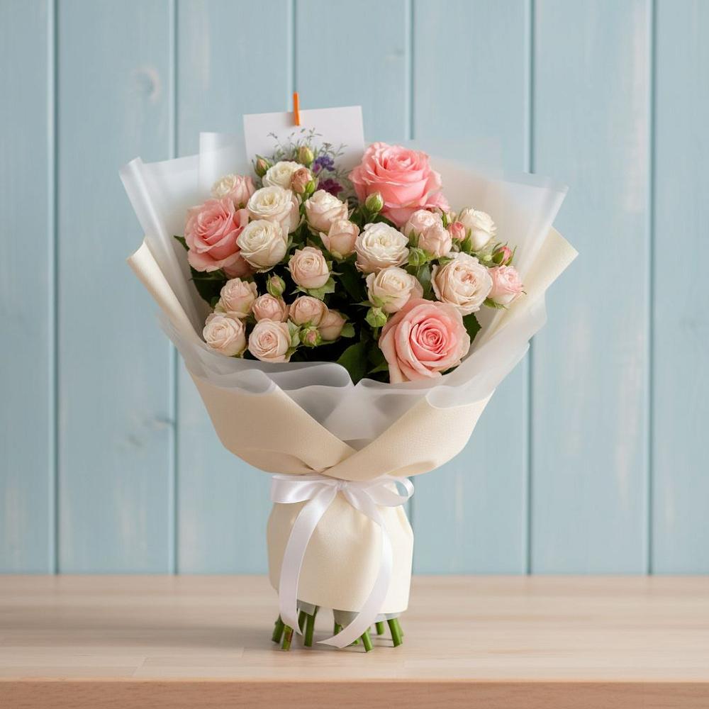 Букет цветов из: Розы в Локне