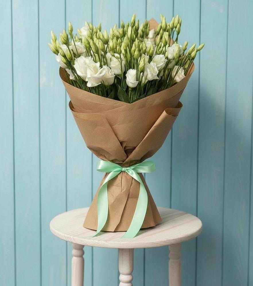 Букет цветов из: Лизиантусы в Локне