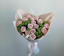 Букет цветов из:  Розы и Хризантемы в Локне