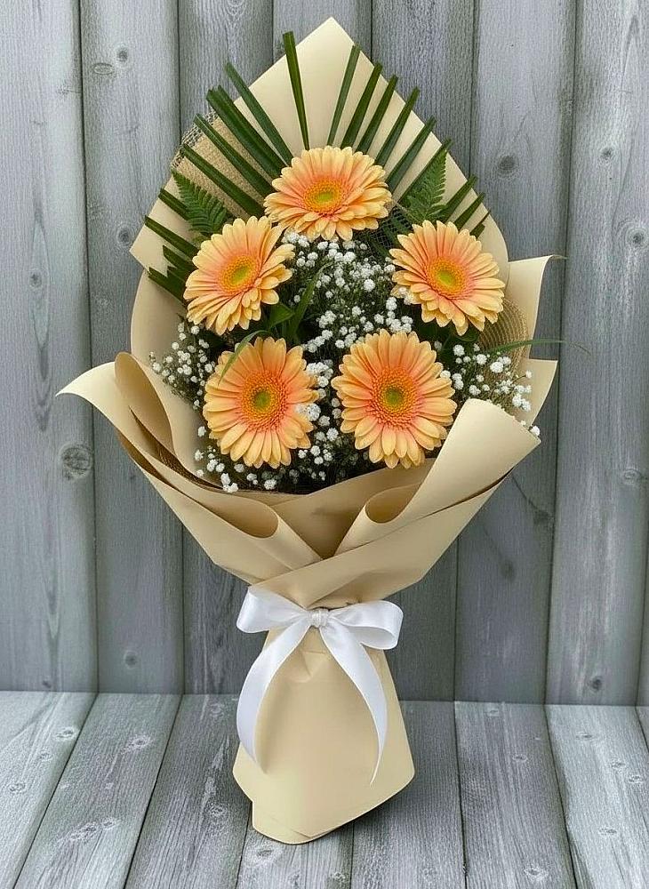 Букет цветов из: Герберы в Локне