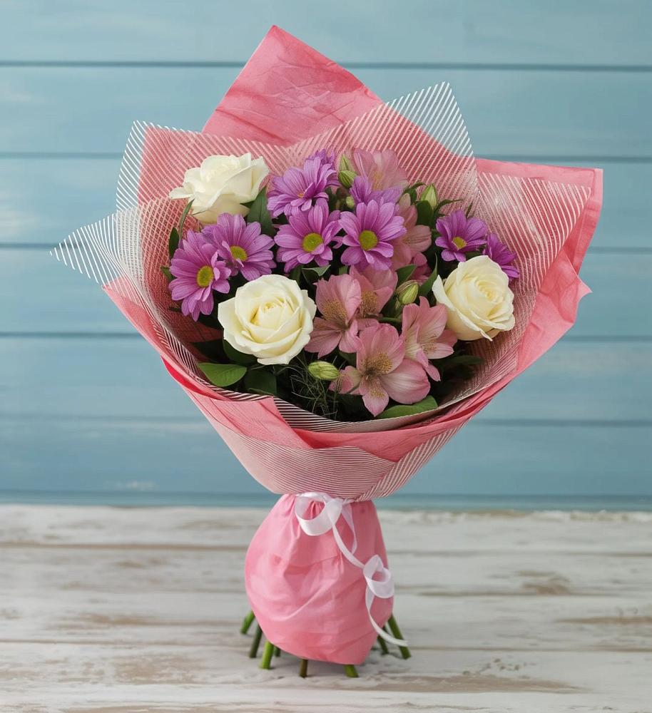 Букет цветов из: Герберы в Локне