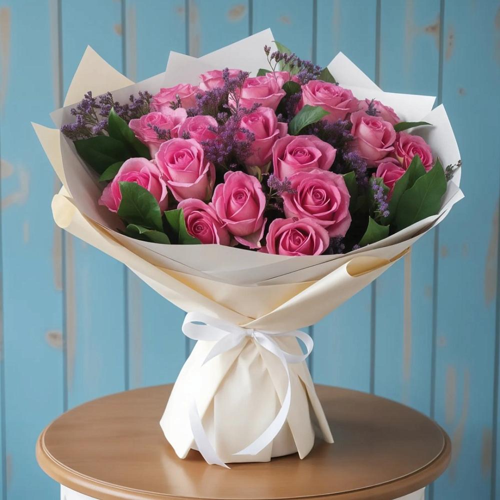 Букет цветов из: Розы в Локне